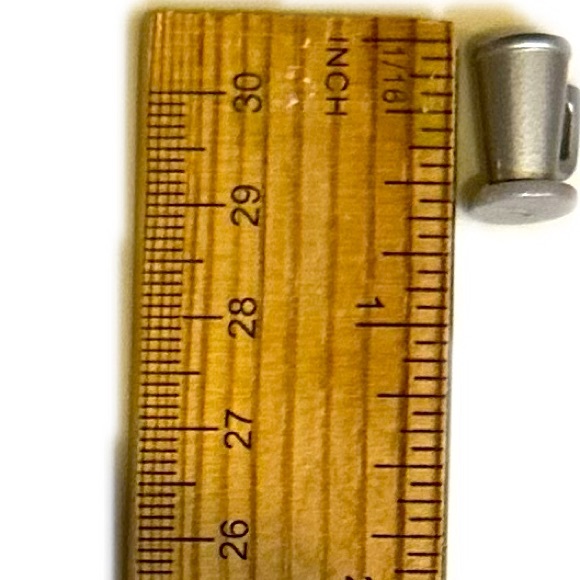 VTG RARE MINIATURE DOLLHOUSE PEWTER LIKE PLASTIC BEER MUG STEIN CUP 5/8” TINY - Picture 8 of 9